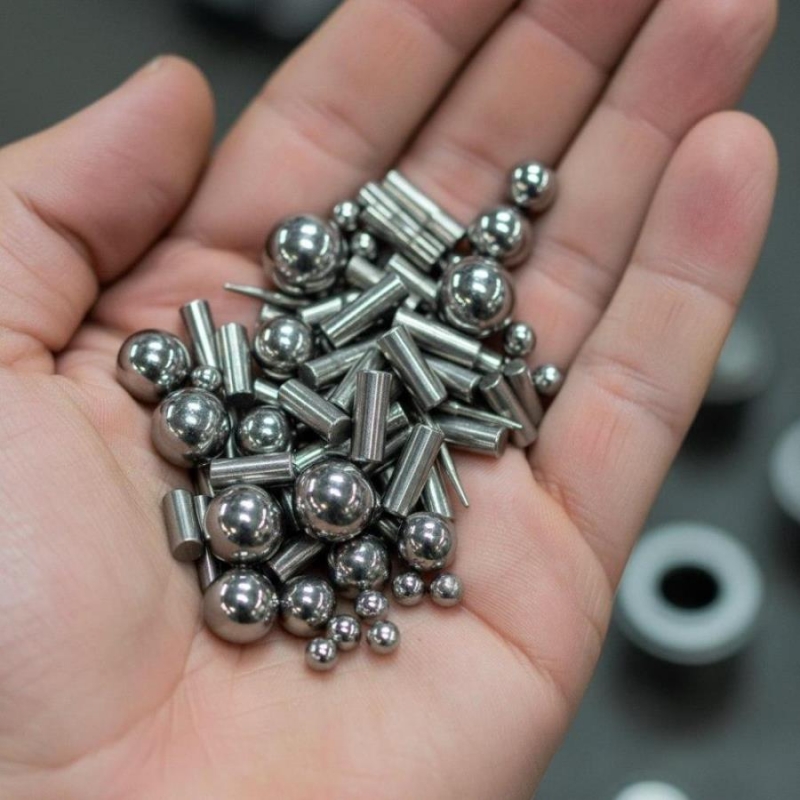 Koмплeктyющиe для пoдшипникoв шapы, иглы, poлики